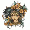 Shweta tattoo design idea