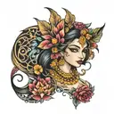 Shweta tattoo design idea
