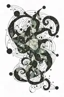 Aries constellation tattoo design idea