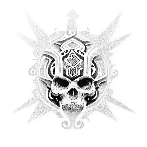 pastor alemán  tattoo design idea