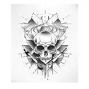 pastor alemán  tattoo design idea