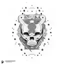 pastor alemán  tattoo design idea