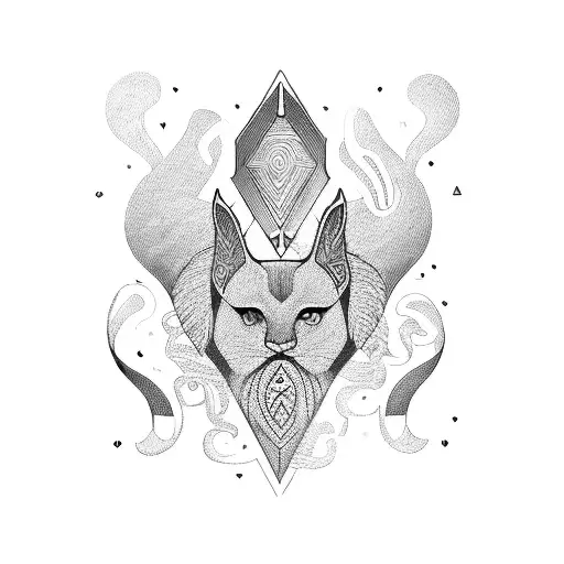 Love at a distance tattoo design idea