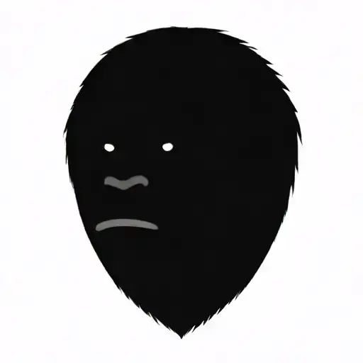 gorilla roaring tattoo design idea