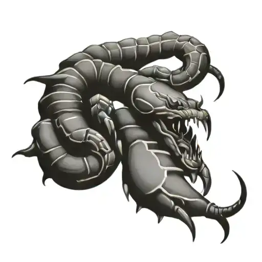 Scorpion tattoo design idea