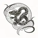 komodo dragon tattoo design idea