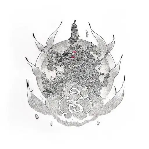 four elements  tattoo design idea