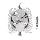 four elements  tattoo design idea