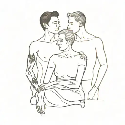 Andrey is my brother, Andrey is my uncle, and Adriana Ira is my aunt, and Ira, who is here as my grandmother, to remind me of these people, in words that describe them. tattoo design idea