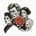 3 A: this is Andrey brother, Andrey uncle and Adriana 2. I: this is Ira my aunt and Ira who is here 1 B: little tattooed grandmother tattoo design idea