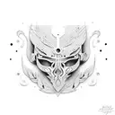 guitare and longboard tattoo design idea