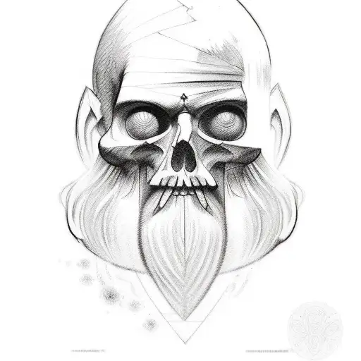 A sketch style tattoo of the Ten Commandments written in hieroglyphics tattoo design idea