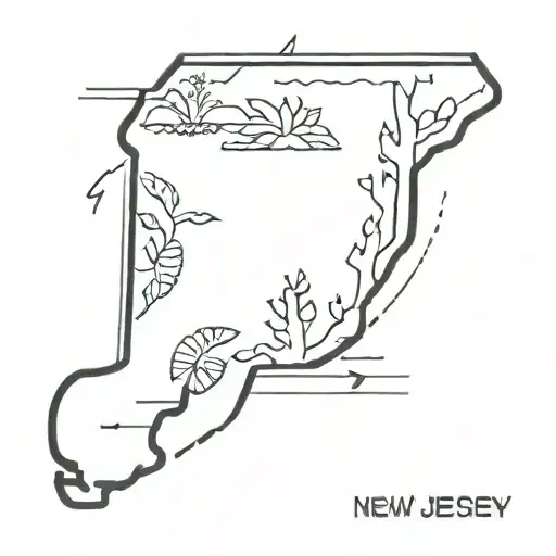 new jersey paying homage tattoo design idea