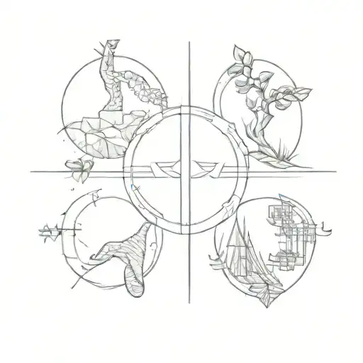 Lior, Omer, Daniel, Rona and Bar tattoo design idea