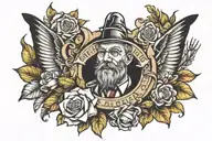 memorial tattoo for dad tattoo design idea
