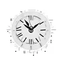 birth clocks tattoo design idea