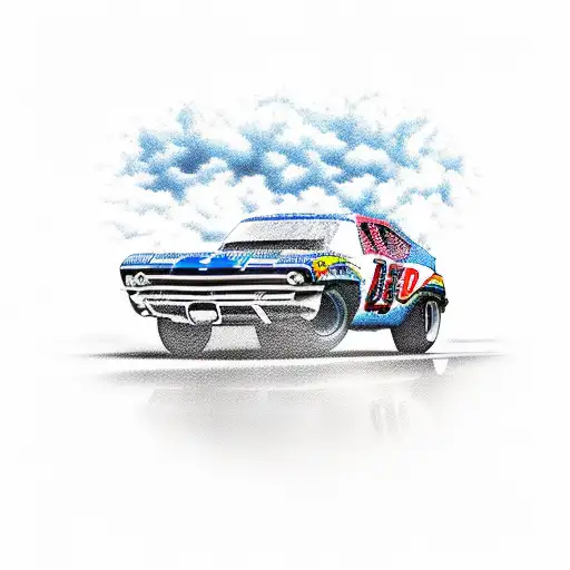 nascar tattoo design idea