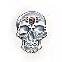 skull tattoo design idea