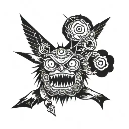Oyasumi punpun dark art tattoo tattoo design idea