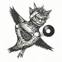 Oyasumi punpun dark art tattoo tattoo design idea