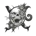 Oyasumi punpun dark art tattoo tattoo design idea