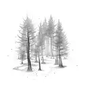 A Forest Fire tattoo design idea