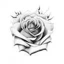 Rose, violet, cosmo and chrysanthemum flower tattoo design idea