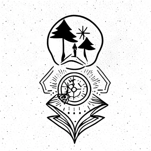 wander tattoo design idea