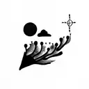 wander tattoo design idea