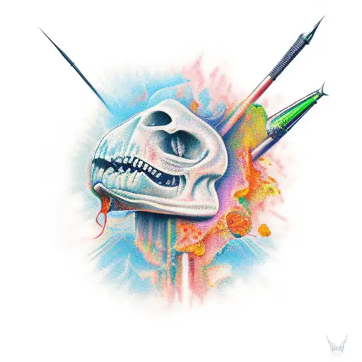 molon labe tattoo design idea