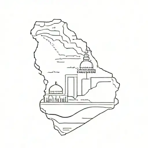 Iraq culture tattoo design idea