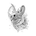 architecture tattoo design idea