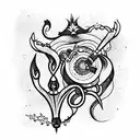 camera roll around arm tattoo design idea