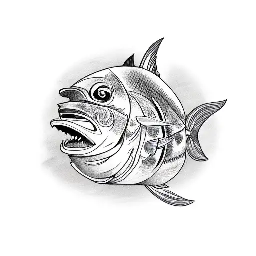 TUNA NAME tattoo design idea