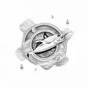 TUNA NAME tattoo design idea