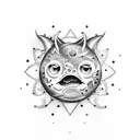 TUNA NAME tattoo design idea