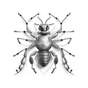 Ant tattoo design idea