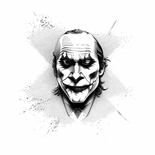joker tattoo design idea