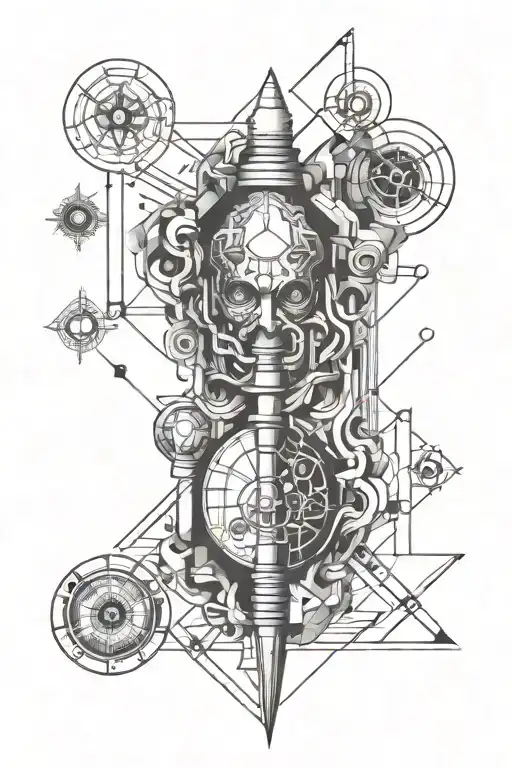 medicine doctor tattoo design idea