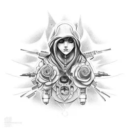 Express the journey of overcoming trauma, PTSS, and trust issues through a tattoo concept tattoo design idea