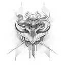 Express the journey of overcoming trauma, PTSS, and trust issues through a tattoo concept tattoo design idea