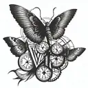 2006 2009 2019 Roman numerals tattoo design idea