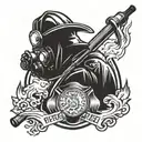 Firefighter tattoo design idea