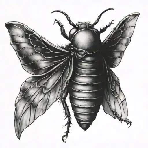 halloween cicada tattoo design tattoo design idea