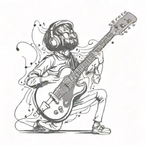 Music Lover tattoo design idea