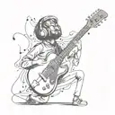 Music Lover tattoo design idea