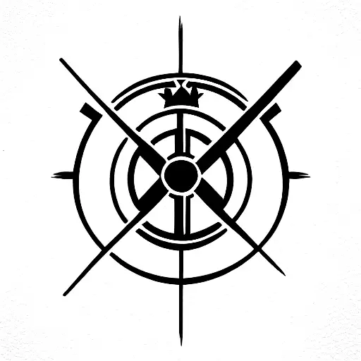 arsenal fc cannon tattoo design idea