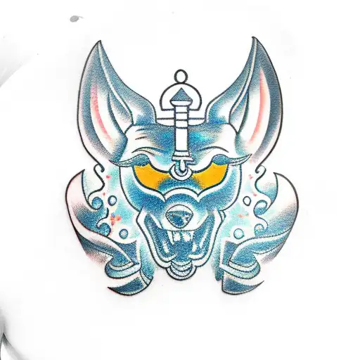 Anubis tattoo design idea