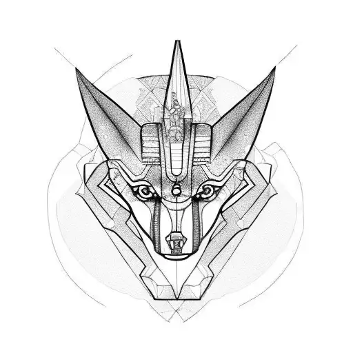 Anubis tattoo design idea