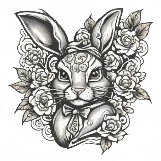 playboy bunny tattoo design idea